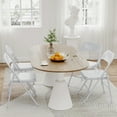 thumbnail image 1 of CazToi Portable Metal Frame Folding Chairs Set of 4 for Home & Party, 1 of 7
