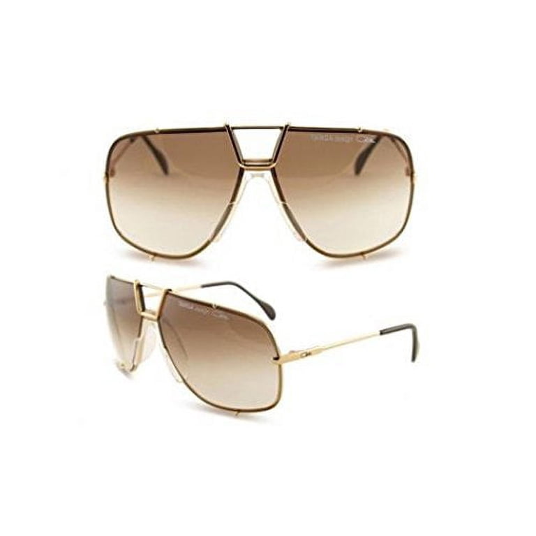Cazal 902-097 Oval Sunglasses,Gold Frame/Brown Gradient Lens  display picture 2