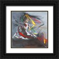 thumbnail image 1 of Cazal, Cedric 15x15 Black Ornate Wood Framed with Double Matting Museum Art Print Titled - Geisha I, 1 of 4