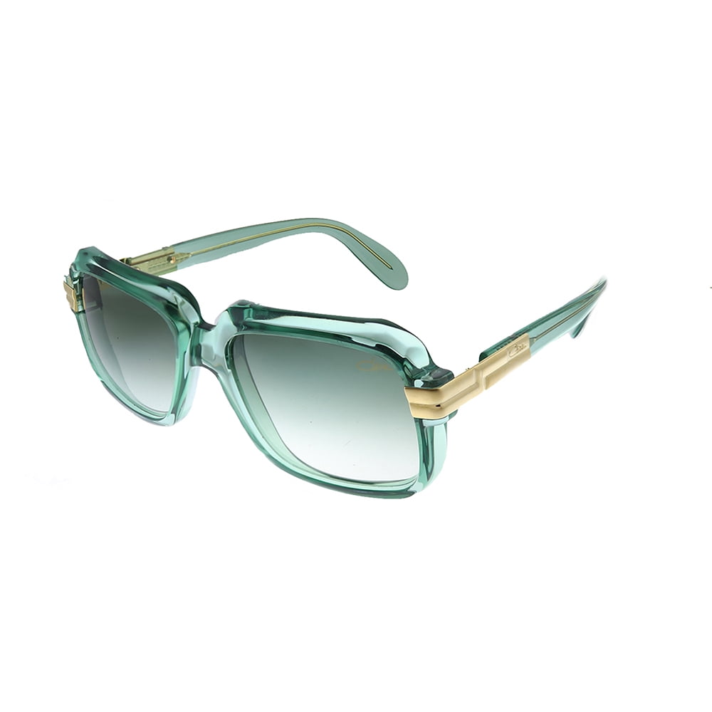 Cazal LEGENDS Cazal 607 Plastic Unisex Square Sunglasses Crystal Green 56mm  Adult