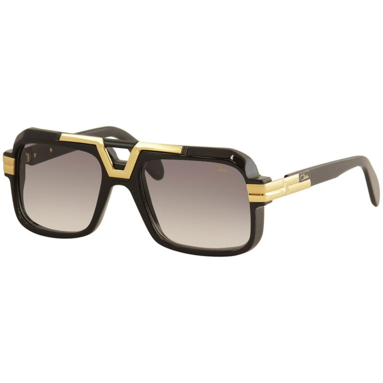 Cazal Legends 664 3 001 Sunglasses Men s Black Gold Plated Grey Gradient 56mm Walmart