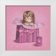 thumbnail image 1 of Cazenave, Maryline 12x12 White Modern Wood Framed Museum Art Print Titled - Gifted kitten, 1 of 4