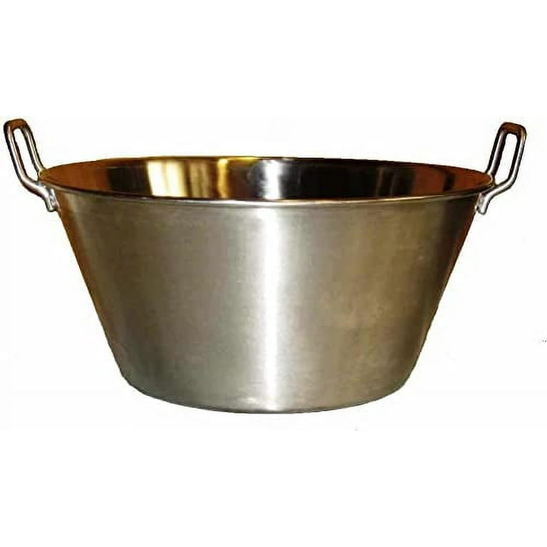 Cazo Grande Para Carnitas Extra Large 16x7 inch Stainless Steel Heavy Duty  Acero Inoxidable Wok comal Fry 