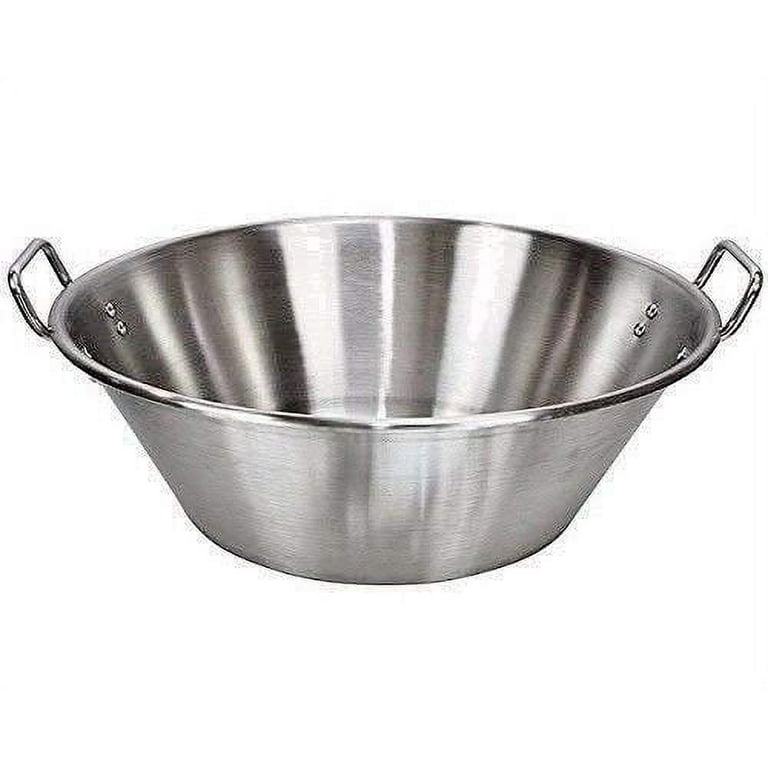 Cazo Grande Para Carnitas Extra Large 18 inch Stainless Steel Heavy Duty  Acero Inoxidable Wok comal Fry