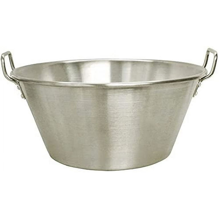 Cazo Grande Para Carnitas Large 17x8 inch Stainless Steel Heavy Duty  Acero Inoxidable Wok comal Fry