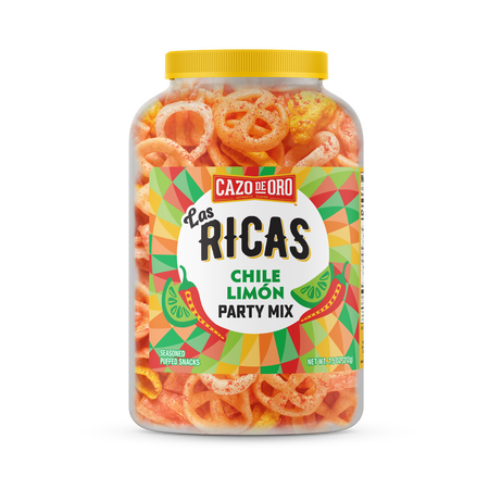 Cazo de Oro Las Ricas 7.5oz Chile Limon Party Mix Canister