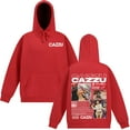 thumbnail image 1 of Cazzu 2025 Tour Merch Unisex Oversized Fleece Double-Sided Print Hoodie - Retro Hip Hop Kangaroo Pocket Pullover, 1 of 6