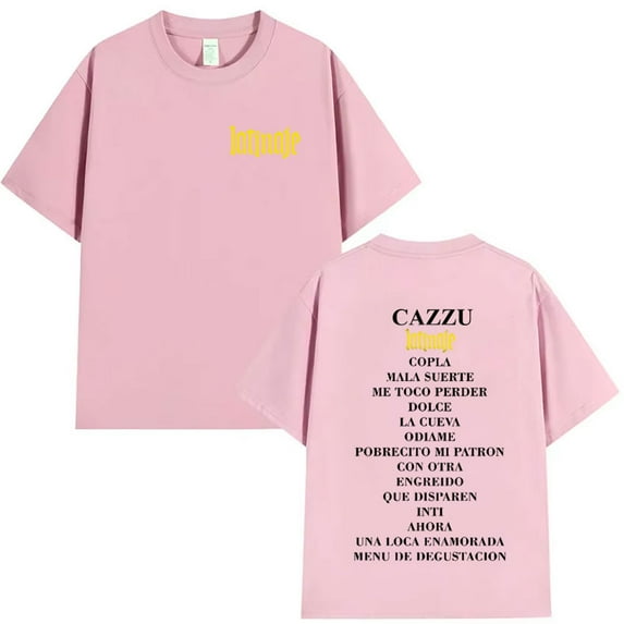 Cazzu Dark Symbol Graphic T-Shirt 2025 - Unisex Cotton Blend Short Sleeve Oversized Street Summer