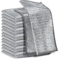 thumbnail image 1 of Cbcbtwo 25PCS Multipurpose Wire Wire Dishcloth Wire Dishwashing Rags for Wet Dry Mesh Cleaning Cloths Reusable Microfiber Knit Scrubbing Pad Cleaning Cloth for Dishes, Sinks, Counters, 7.87x7.87in, 1 of 6