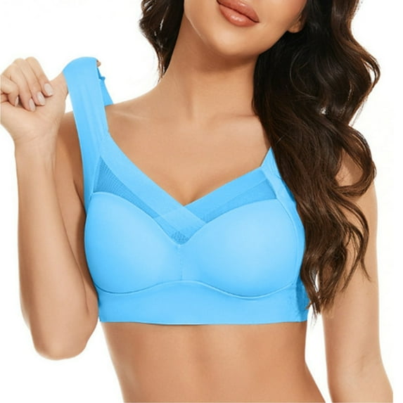 Cbcbtwo Bras for Women - Comfortable Wireless Support Bra Smoothing Full Coverage No Underwire Bras