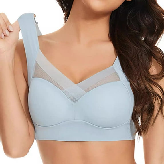 Cbcbtwo Bras for Women - Comfortable Wireless Support Bra Smoothing Full Coverage No Underwire Bras