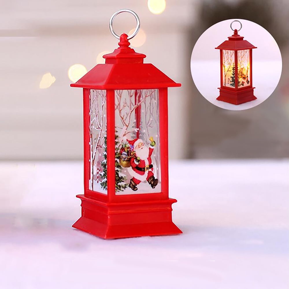 Cbcbtwo Retro Hanging LED Christmas Candle Lanterns, Battery Operated ...