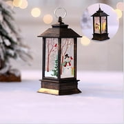 Yiwula Bronze (Snowman) Battery Outdoor Hanging Lanterns
