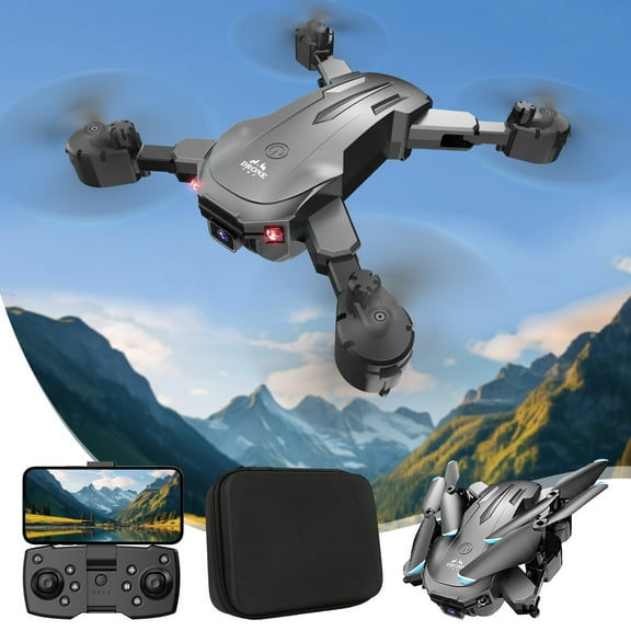 Cbcbtwo Drone, WiFi FPV Drone with 1080P HD Camera Altitude Hold Mode Foldable RC Drone Quadcopter Circle Fly Route Fly Altitude Hold Headless Mode