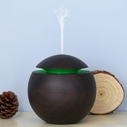 Cbcbtwo Humidifiers, Portable Small Cool Mist Humidifiers Vaporizer, Wood Grain Humidifiers, 120 ml Water Tank, 7 Color LED Lights, Super Quiet, for Home Car Bedroom Office Desktop Gifts on C1earance