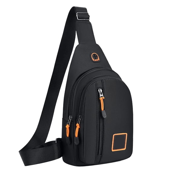 Cbcbtwo Men's Casual Chest Bag Large Capacity Sling Backpack Multifunctional Crossbody Bag Daypack for Hiking Travel