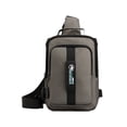 thumbnail image 1 of Cbcbtwo Men's Sling Bag Shoulder Backpack Chest Bags Crossbody Daypack with Earphone Hole for Hiking Camping Outdoor Trip, 1 of 5