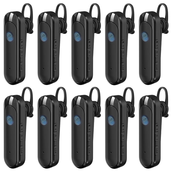 Cbcbtwo N1s Max Small Rechargeable Walkie Talkies,16 FRS Channels Two Way Radios Long Range,for Business Church Restaurant(10 Pack)