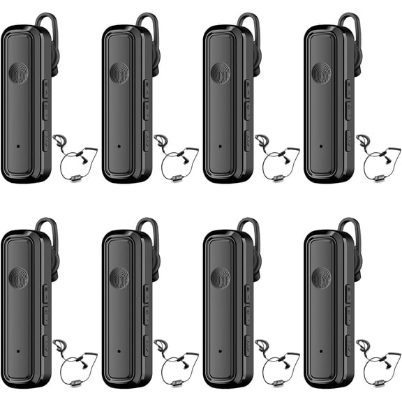 Cbcbtwo N2s Max Walkie Talkies for Adults,Two Way Radios Long Range Rechargeable,Mini Walkie Talkie with Earpiece,for School Church Restaurant(8 Pack)