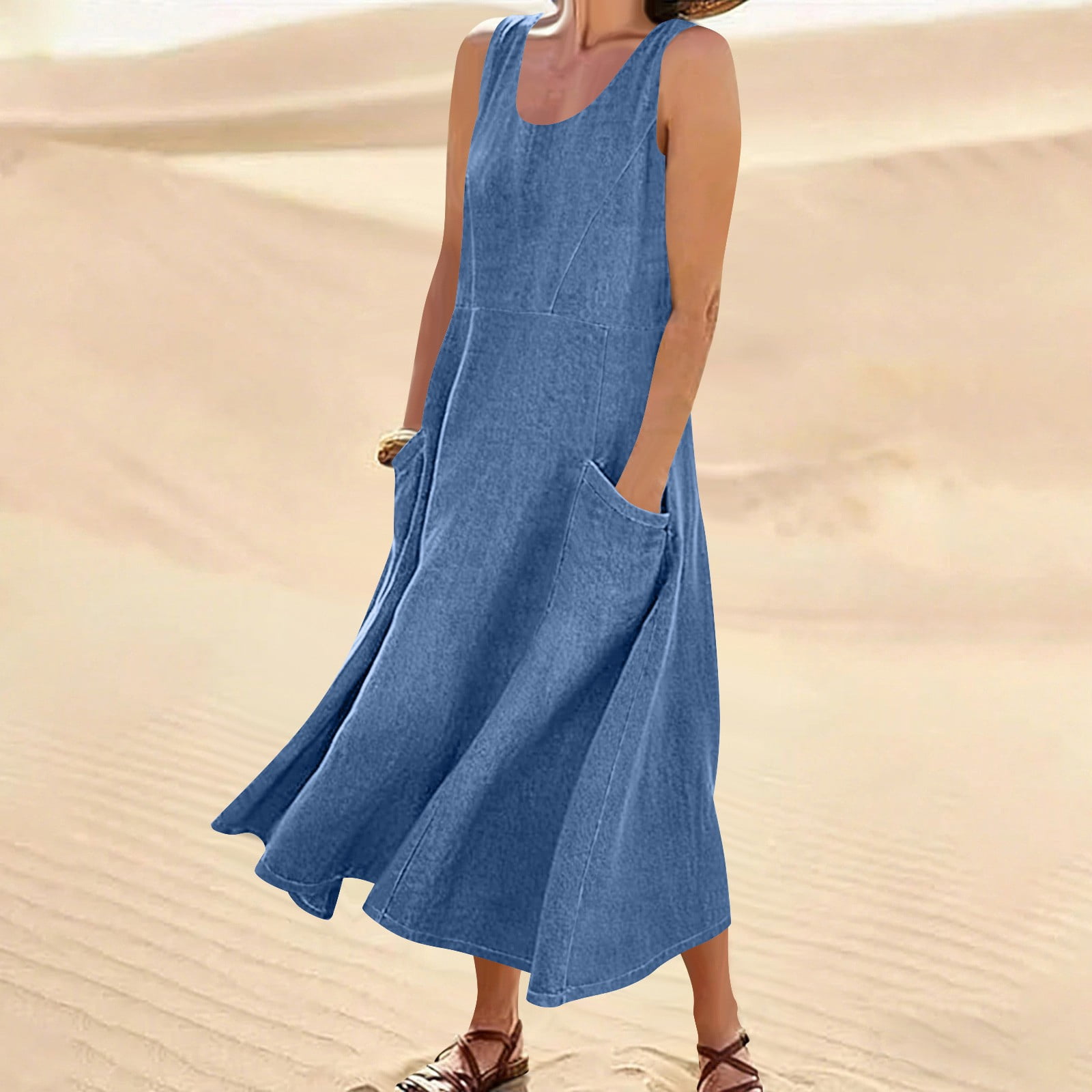 white lace midi dress Despina – Fiel Shop Style:EE02370DN color_White Khaleesi Dress Steel Blue