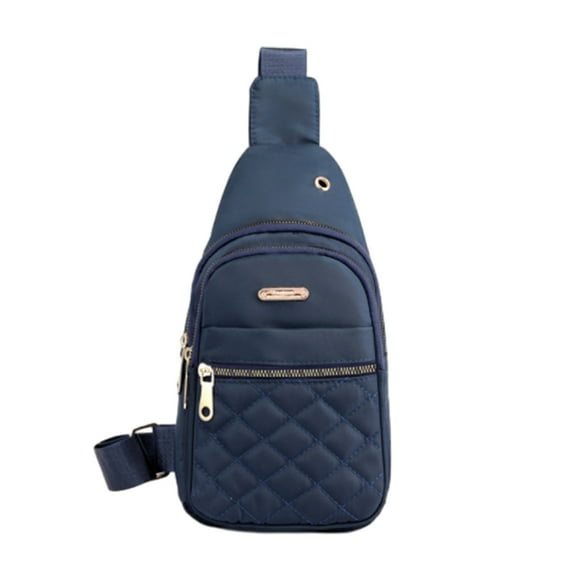 Cbcbtwo Women's Chest Bag Lightweight Large Capacity Fabric Waterproofing Sling Bag Convenient Crossbody Front Pack