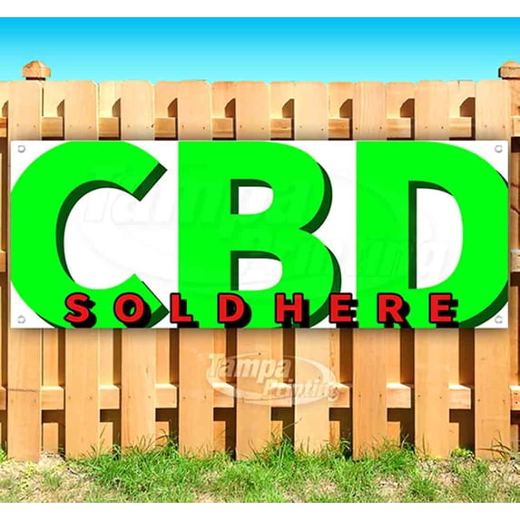 Cbd 13 oz Vinyl Banner With Metal Grommets