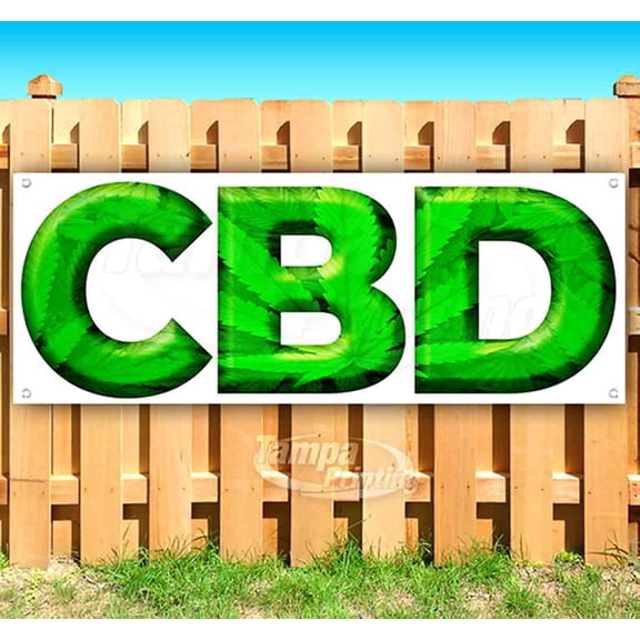 Cbd 13 oz Vinyl Banner With Metal Grommets