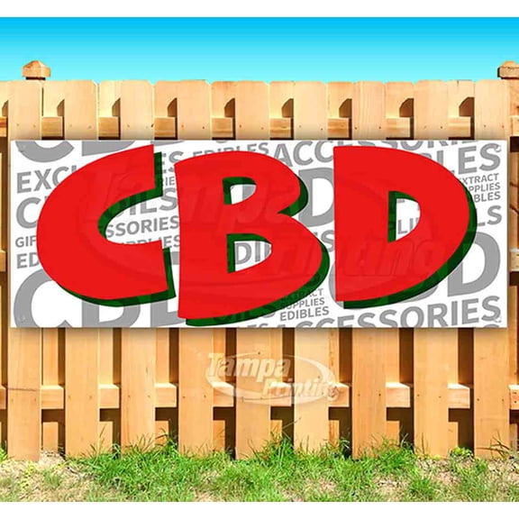 Cbd 13 oz Vinyl Banner With Metal Grommets