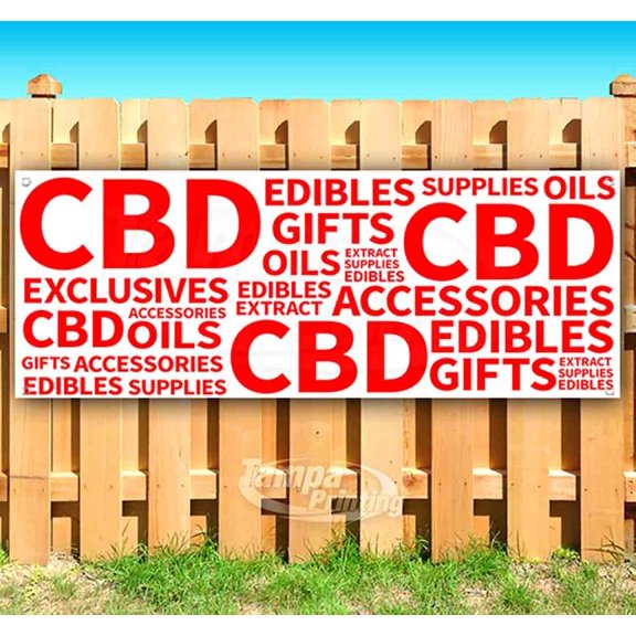 Cbd 13 oz Vinyl Banner With Metal Grommets
