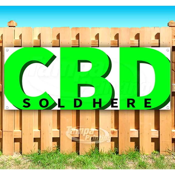 Cbd 13 oz Vinyl Banner With Metal Grommets
