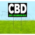 thumbnail image 1 of Tampa CBD Joint & Inflammation Relief 18” x 24” Yard Signs, 1 of 6