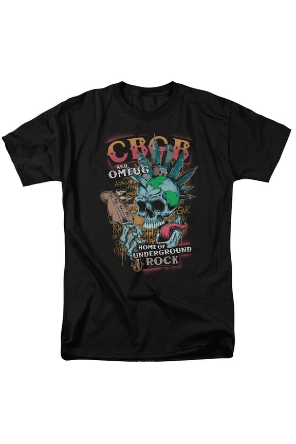 Cbgb City Mowhawk Officially Licensed Adult T-Shirt XL