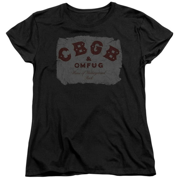 Cbgb - Crumbled Logo - Women's Short Sleeve Shirt - X-Large