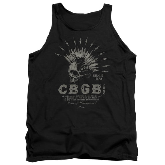 Cbgb - Electric Skull - Tank Top - X-Large