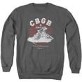 thumbnail image 1 of CBGB High Tops Adult Crewneck Sweatshirt Charcoal, 1 of 2