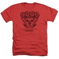 thumbnail image 1 of CBGB Moth Skulladult Heather T-Shirt Red, 1 of 2