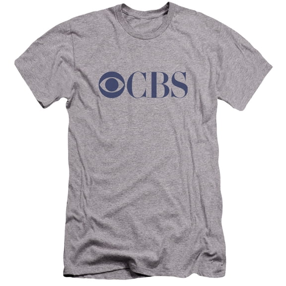 - Cbs Logo - Premium Slim Fit Short Sleeve Shirt - Small