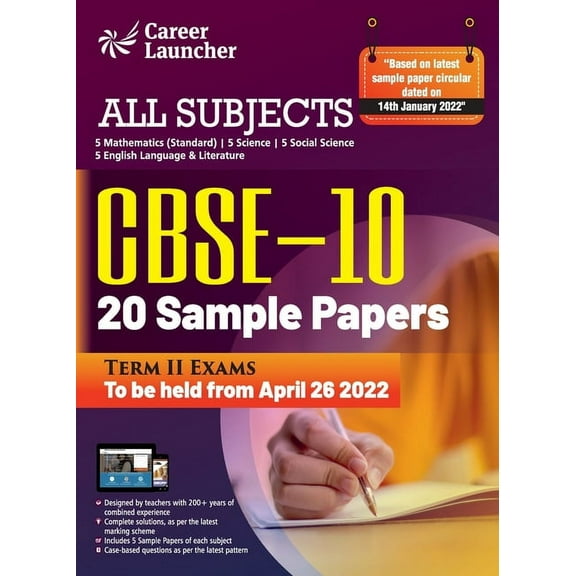 Cbse 2022: Class X Term II - 20 Sample Papers (Mathematics-StandardScienceSocial ScienceEnglish Language & Literature), (Paperback)
