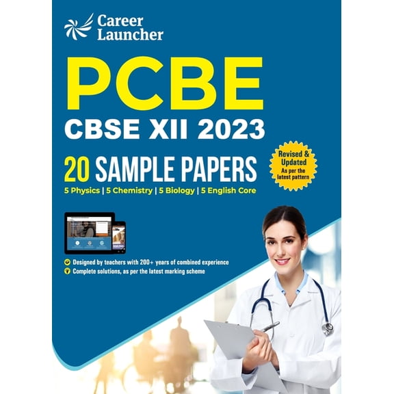 Cbse 2023: Class XII - 20 Sample Papers - PCBE (PhysicsChemistryBiologyEnglish Core) by Career Launcher, (Paperback)