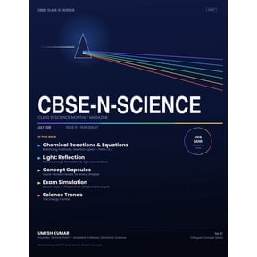 Cbse-N-Science Cbse-N-Science: Class 10 Science Monthly Magazine, July 2026, Book 3, (Paperback)