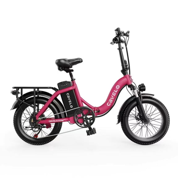 Cbvelo Folding Electric Bike for Adults, 750W, 48V 20.8AH Removable Battery, 20" Fat Tire, Up to 20MPH, 80 Miles Max Range