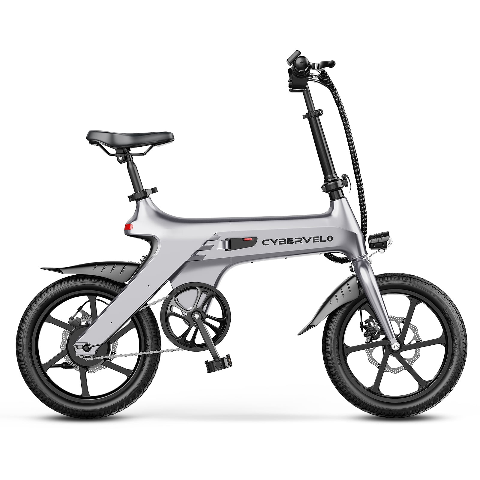 Cbvelo Folding Electric Bike, Electric Bicycle with 36V 15AH Removable Battery, Folding Electric Bike for Adults,14'' Lightweight Ebike Urban City with 500W Motor