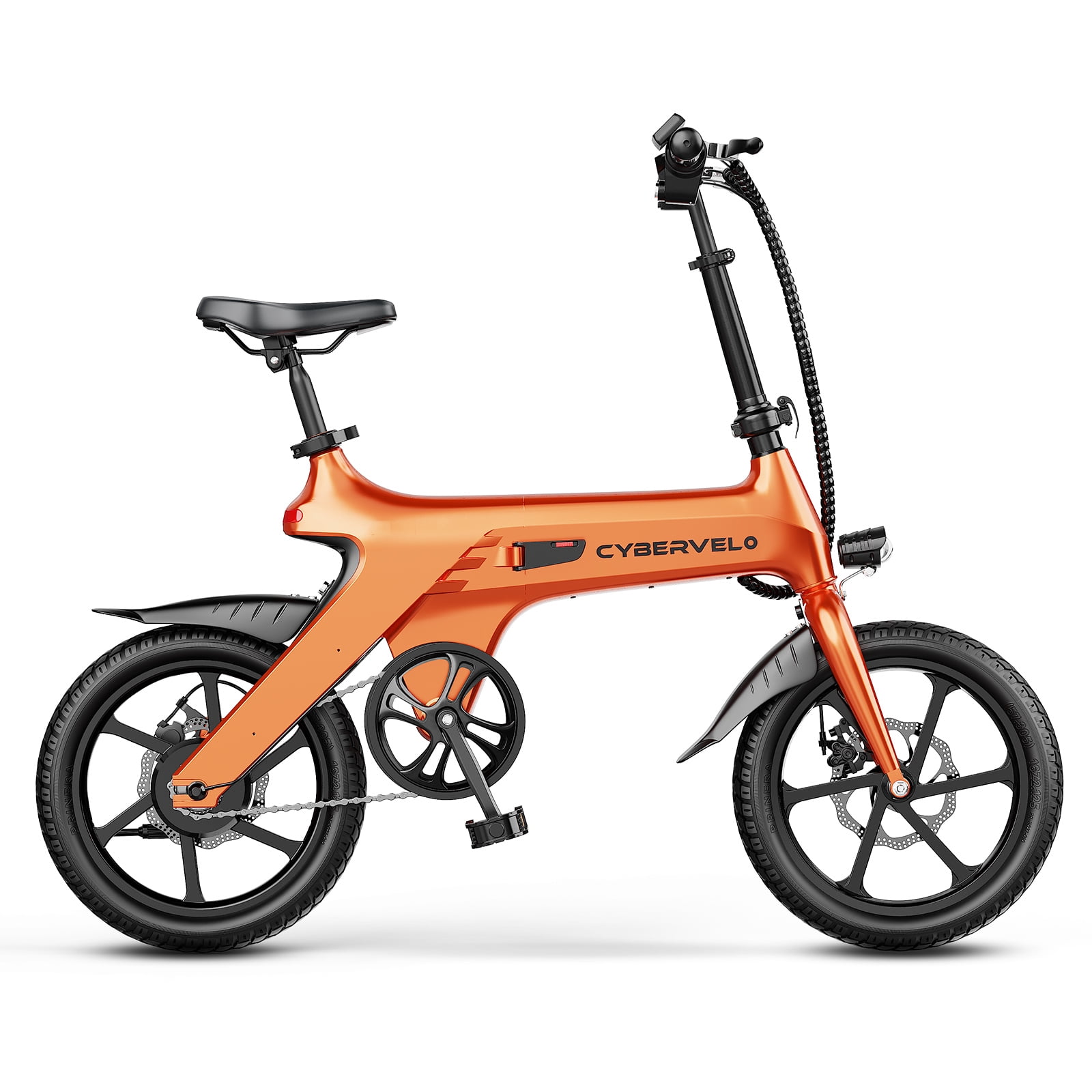 Cbvelo Folding Electric Bike, Electric Bicycle with 36V 15AH Removable Battery, Folding Electric Bike for Adults,14'' Lightweight Ebike Urban City with 500W Motor