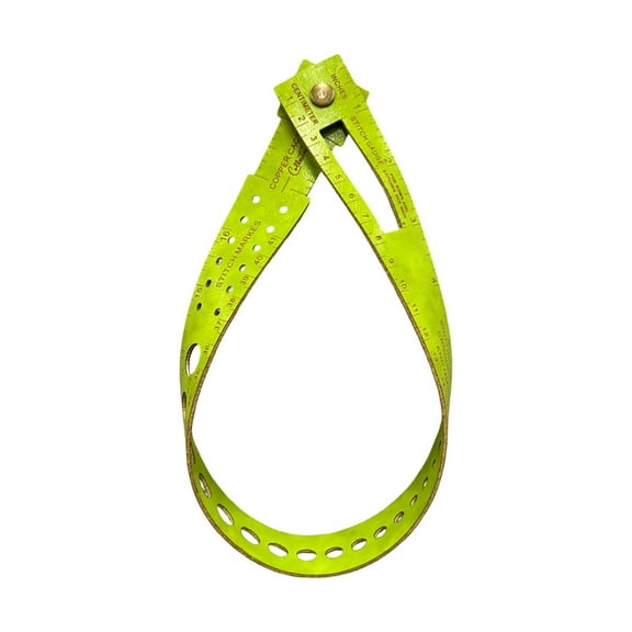 Cbzote 7 Function Multifunctional Leather Wrist Wrap Counter Tool for Precise Metric and Inches Measurement