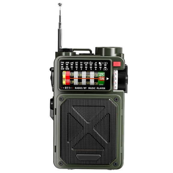 Cbzote Emergency Hand Crank for Power and Weather Alert Portable Self-Powered with Dynamo Emergency Communication Device