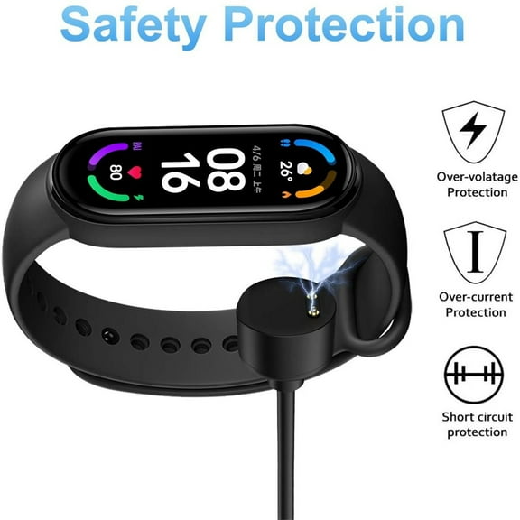 Cbzote Smart Watch Charging Dock Accessory for USB Charger and 6 Band Bracelet Compatible with Mi Data Cradle Platform