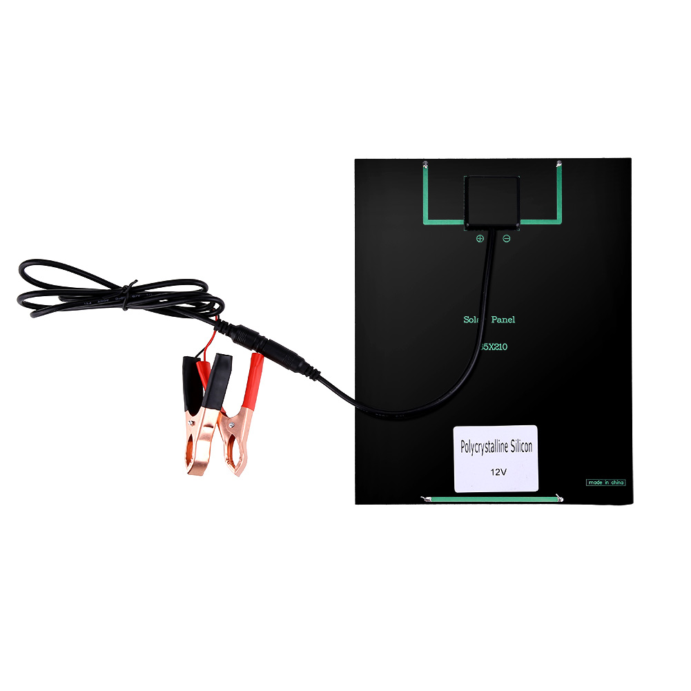 Cccanaooolceie 12V 5.2W Portable Solar Panel Power Bank DIY Charger