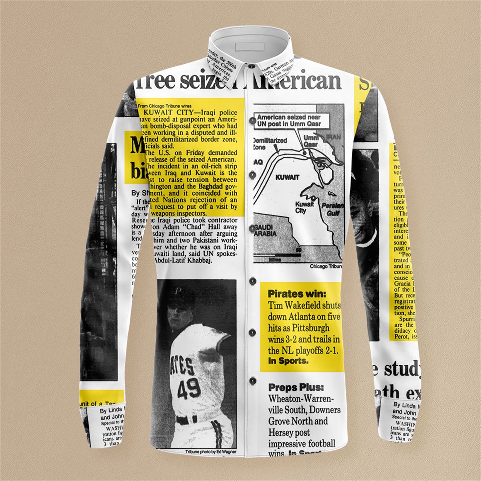 Newspaper Print Top
