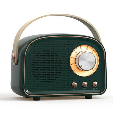 Cccanaooolceie Retro Bluetooth Speaker,Wireless Vintage Speaker,Outdoors Wireless Portable Bluetooth Speaker