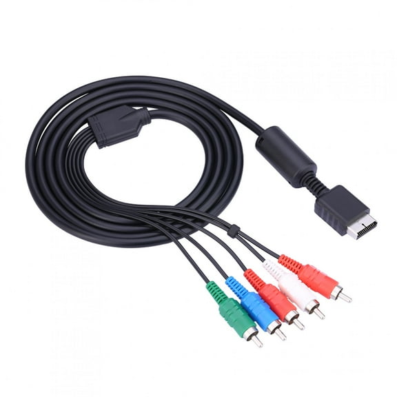 Ccdes AV Multi Out Audio/Video Cable PS2 PS3 181cm AV to HDTV Cable with Audio/Video Cable